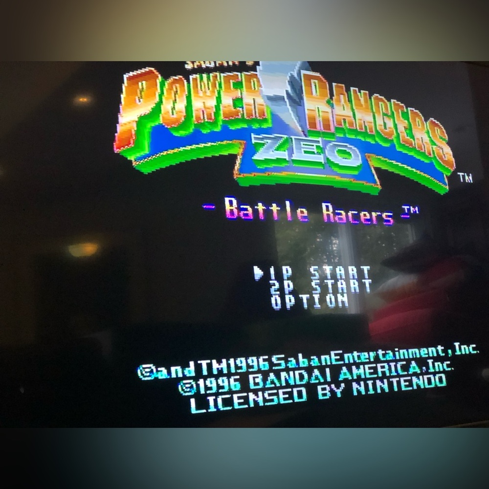 Super Nintendo Power Rangers Battle Racers Game Cartridge Only - Picture 3 of 3